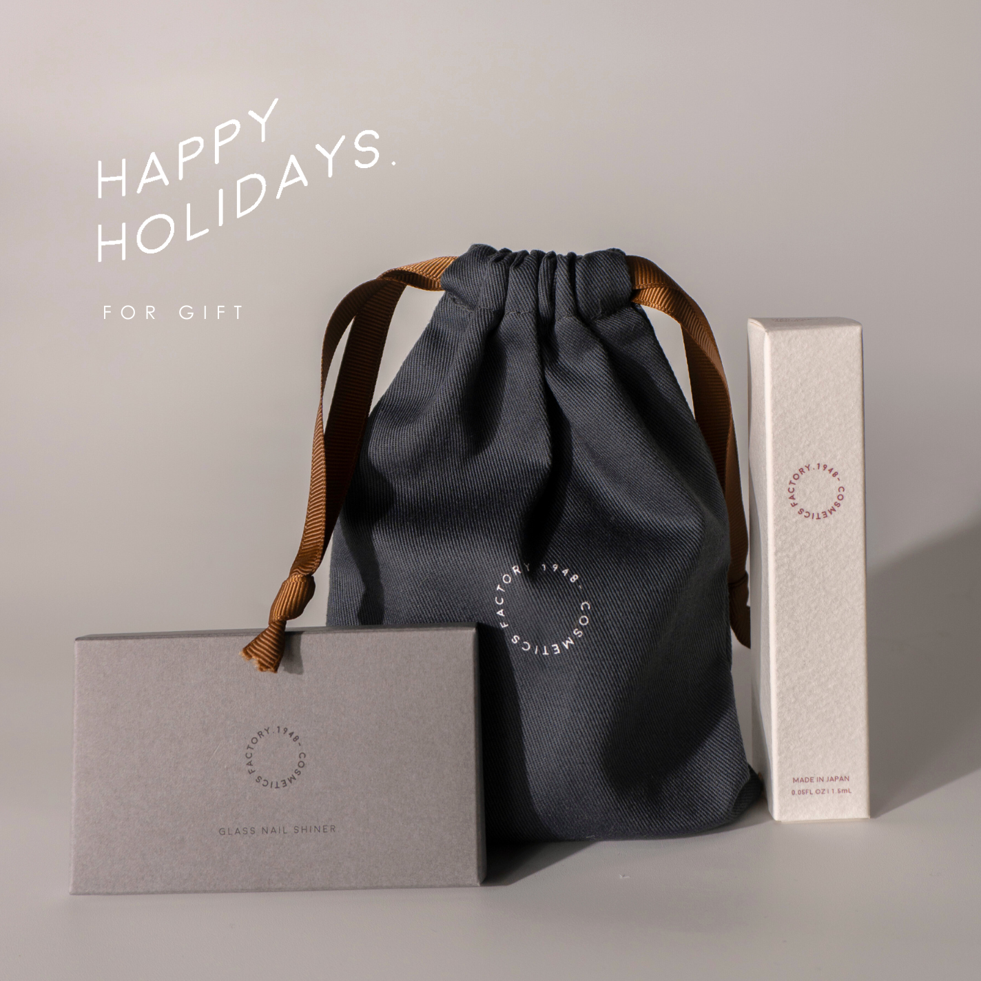 【HOLIDAY限定】ギフトラッピング巾着（全商品対象）