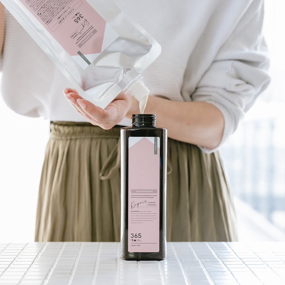 【旧ラベル|30%OFF】365+b｜R トリートメント｜リペア (詰め替え)