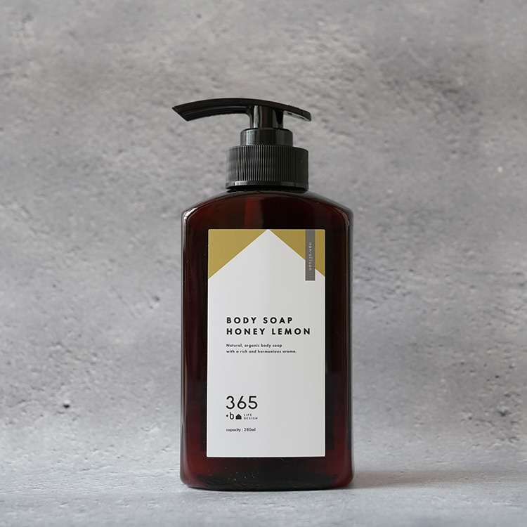 【旧ラベル|30%OFF】365+b｜ボディーソープ｜ハニーレモン (ボトル)