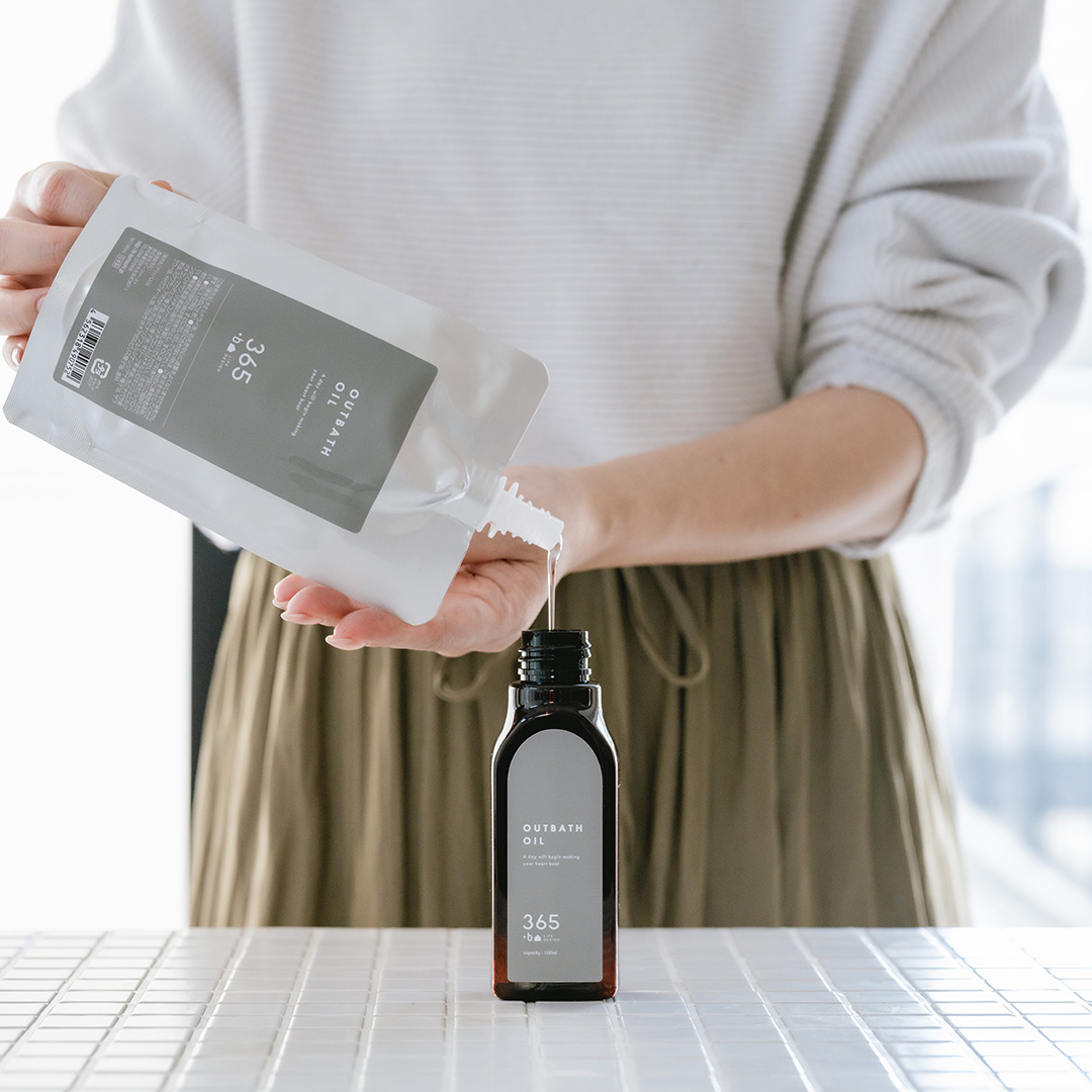 【旧ラベル|40%OFF】365+b｜アウトバストリートメント｜ヘアオイル(詰め替え)