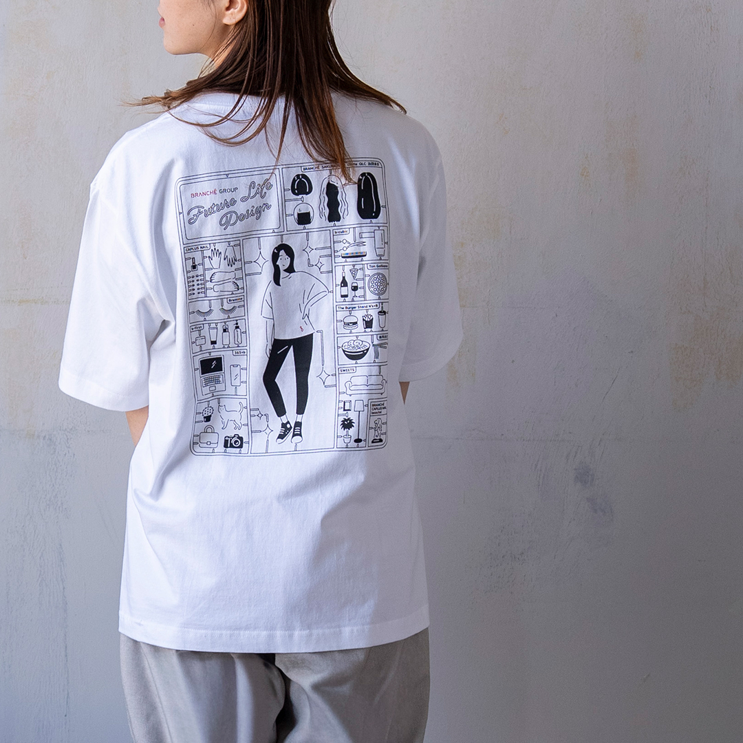 【予約受付】ブランシェグループ｜オリジナル Tシャツ｜春日井市公認 「春日井を、着よう。」コラボ Tシャツ サイズ: M