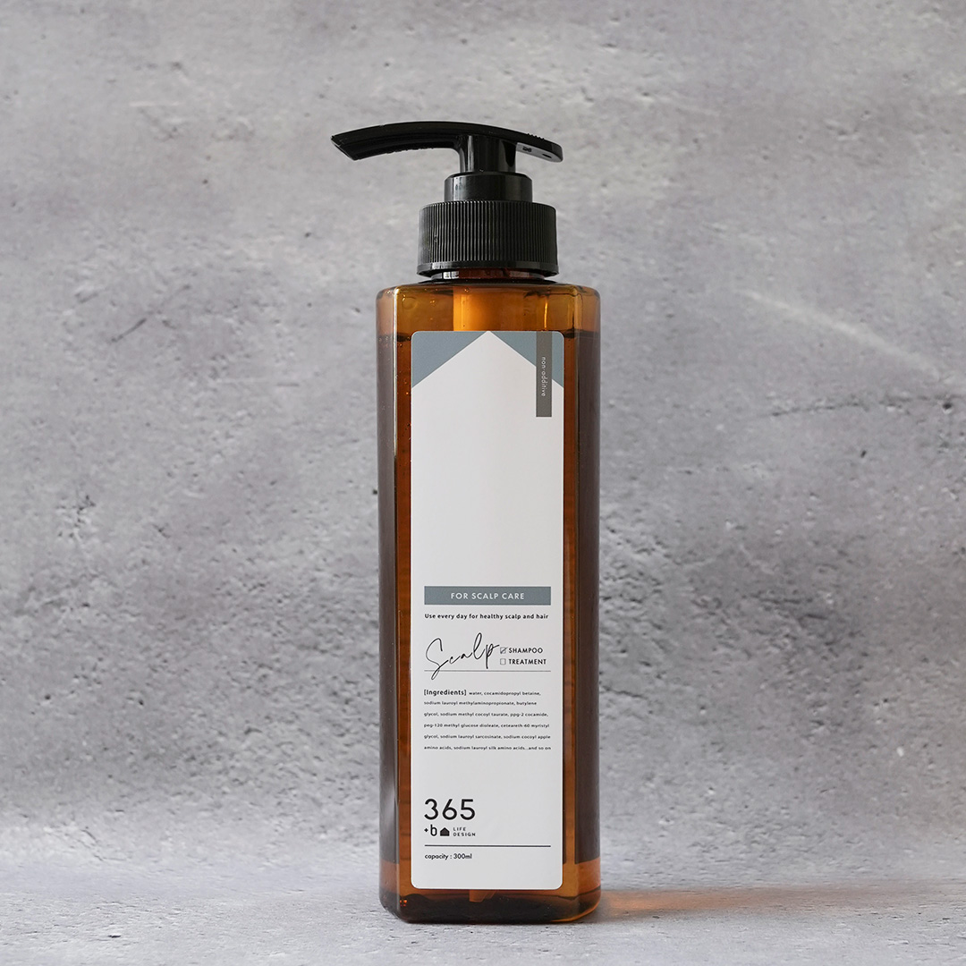 【旧ラベル|30%OFF】365+b｜S シャンプー｜スキャルプ (ボトル)