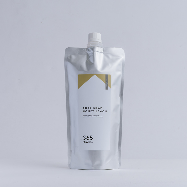 【旧ラベル|30%OFF】365+b｜ボディーソープ｜ハニーレモン (詰め替え)