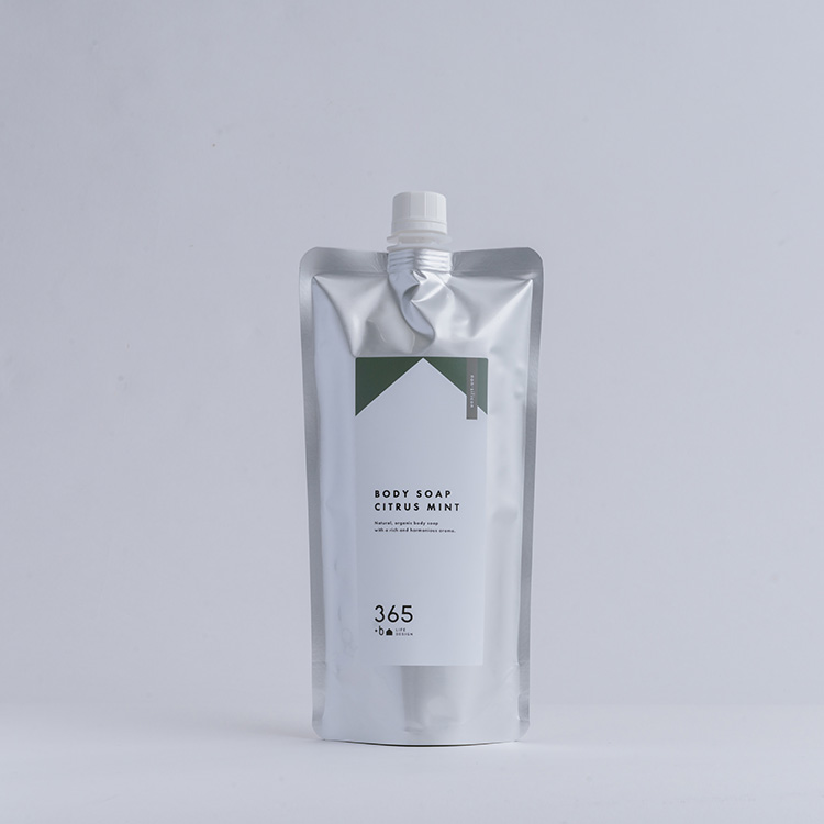 【旧ラベル|30%OFF】365+b｜ボディーソープ｜シトラスミント (詰め替え)