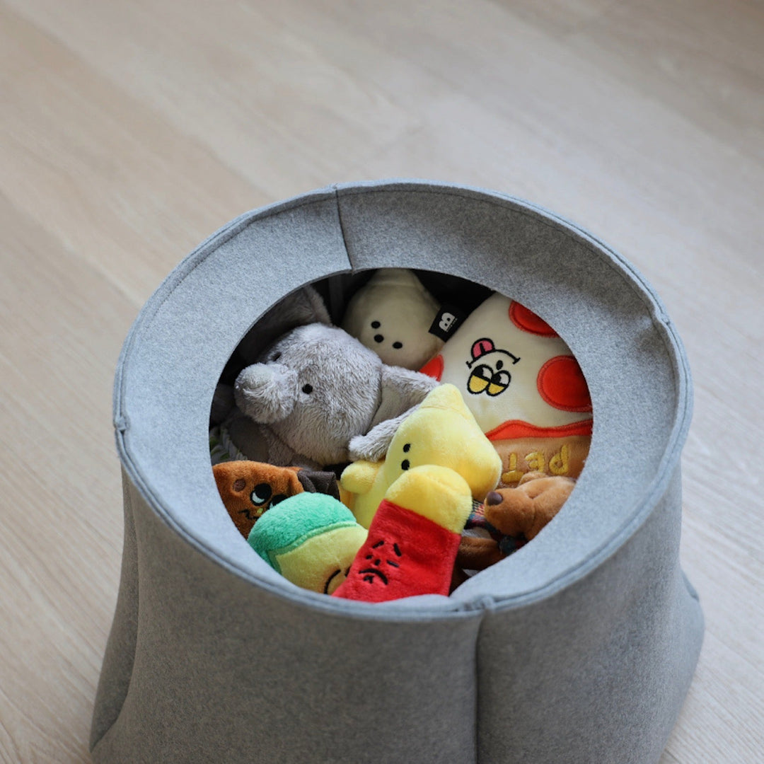 ※予約販売【andantte】Toy Basket 300 カラー: Dark gray