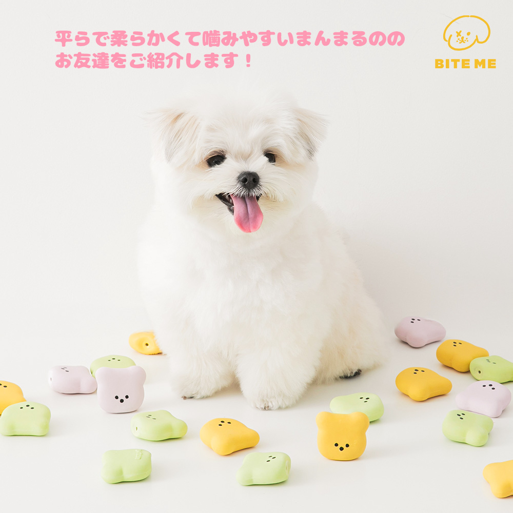 ジェリーベアラテックスおもちゃ - ビックフェイス（3個入り）