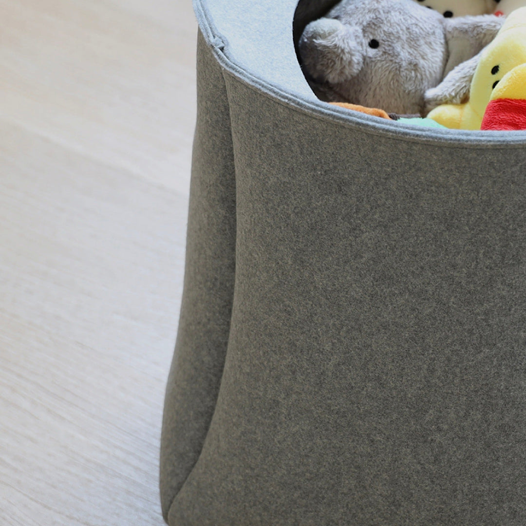 ※予約販売【andantte】Toy Basket 300 カラー: Dark gray