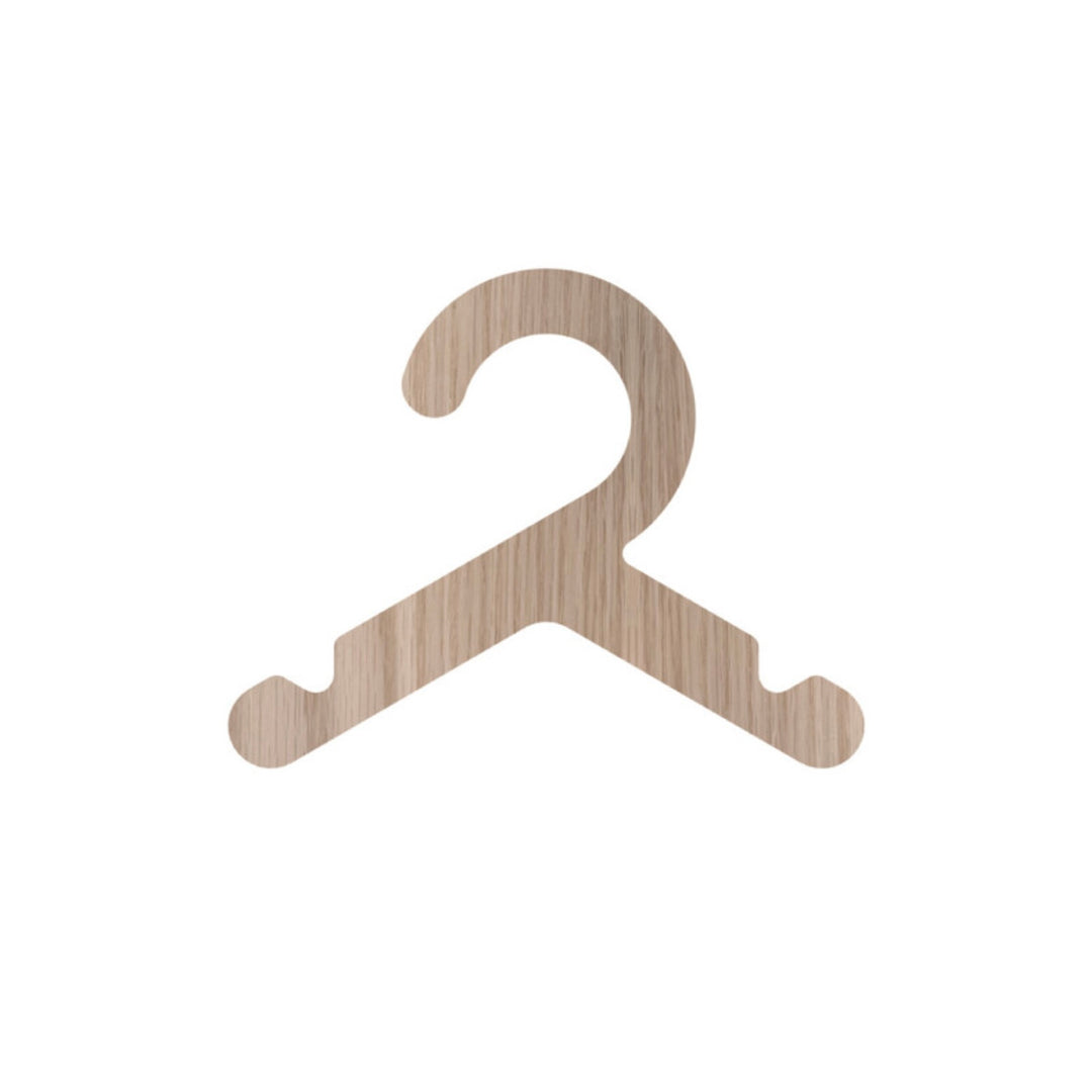 ※予約販売【andantte】Wood Hanger（5本セット） サイズ: S