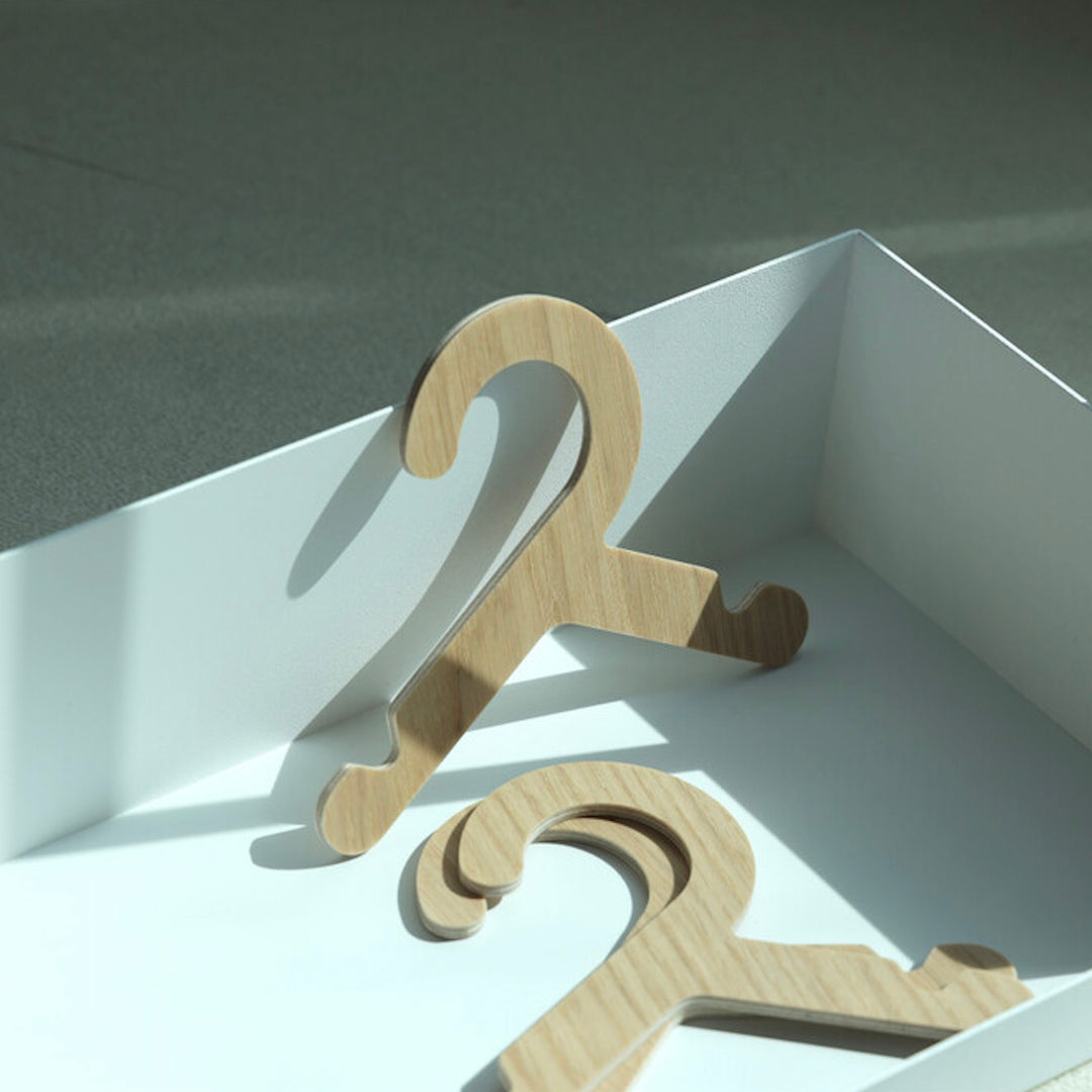 ※予約販売【andantte】Wood Hanger（5本セット） サイズ: S