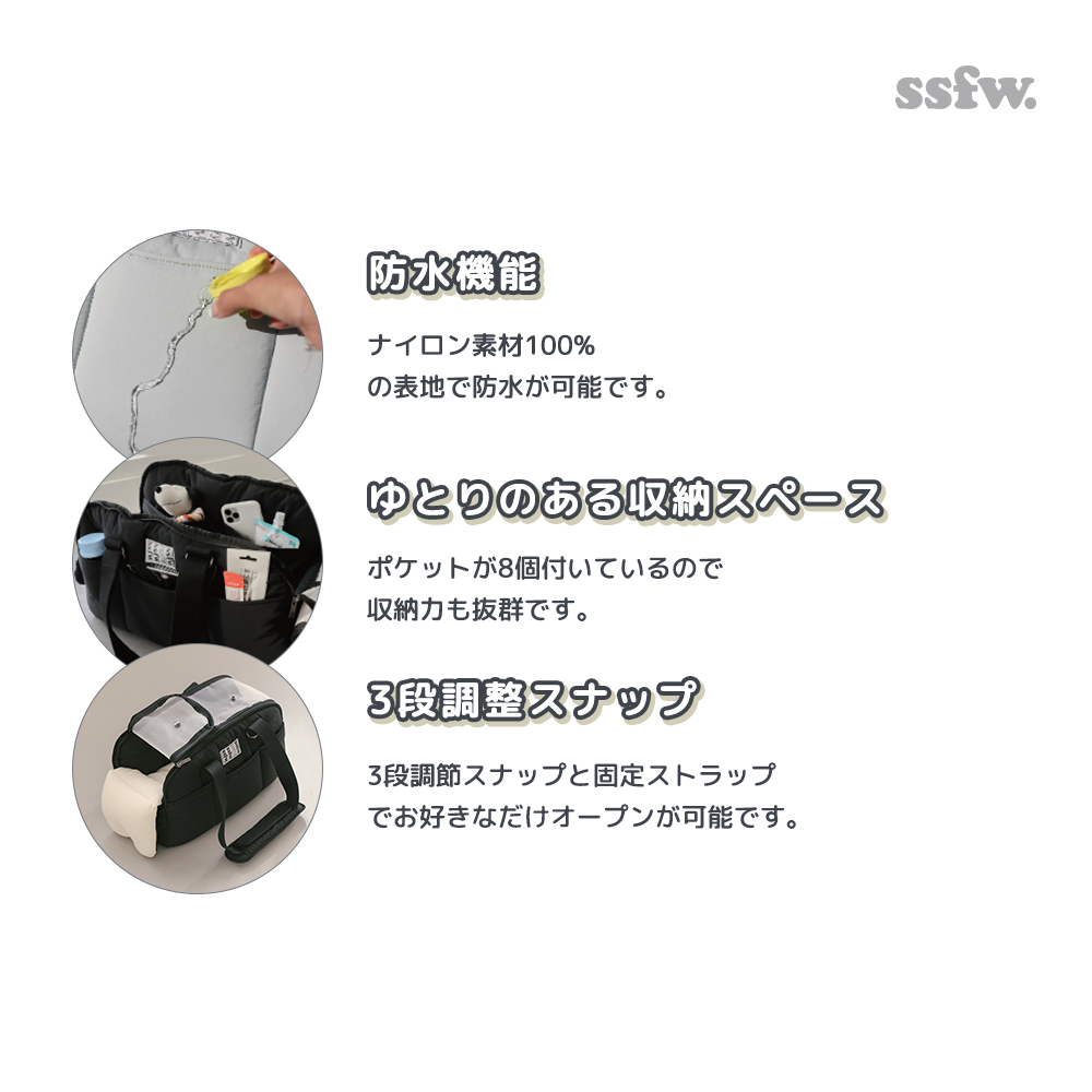 【SSFW】NEWマロンバッグ（ブラック） サイズ: 1