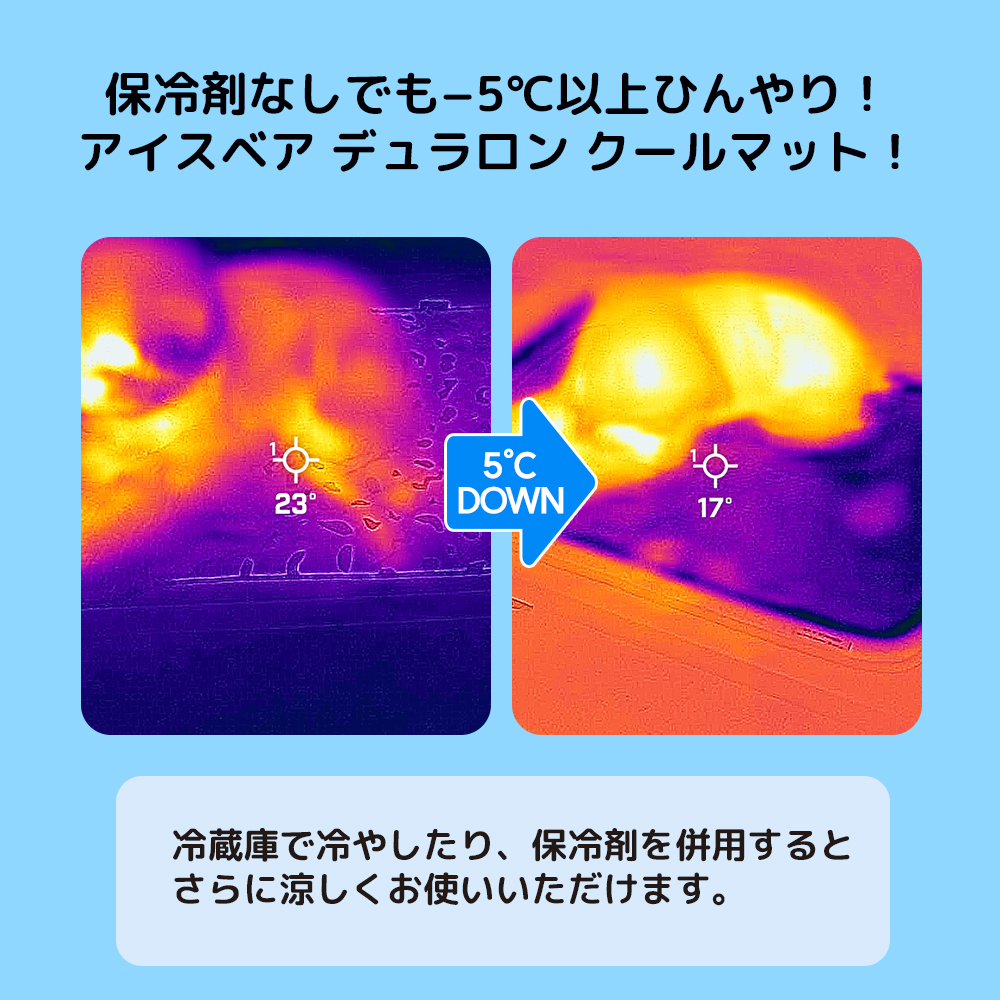 アイスベア デュラロン クールマット サイズ: S