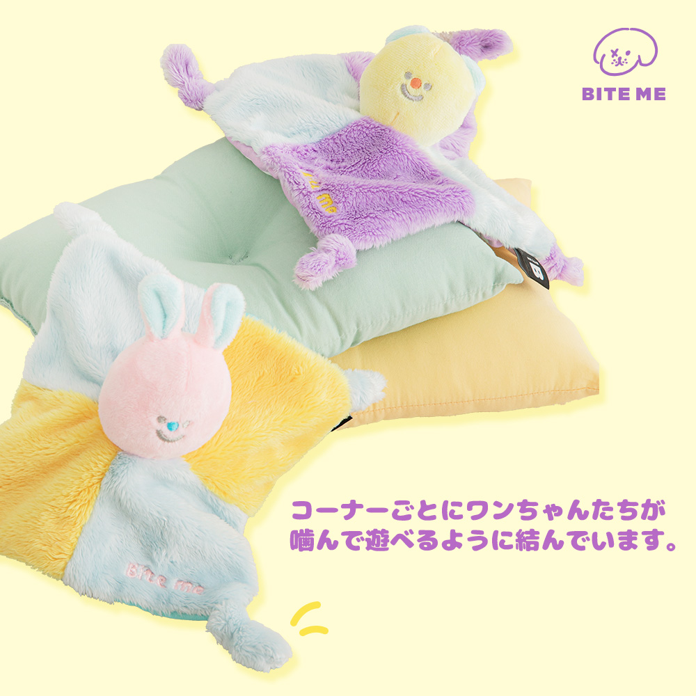 カシャカシャブランケットおもちゃ 種類: うさぎ