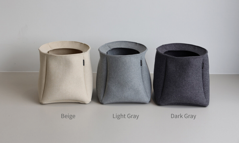 ※予約販売【andantte】Toy Basket 300 カラー: Dark gray