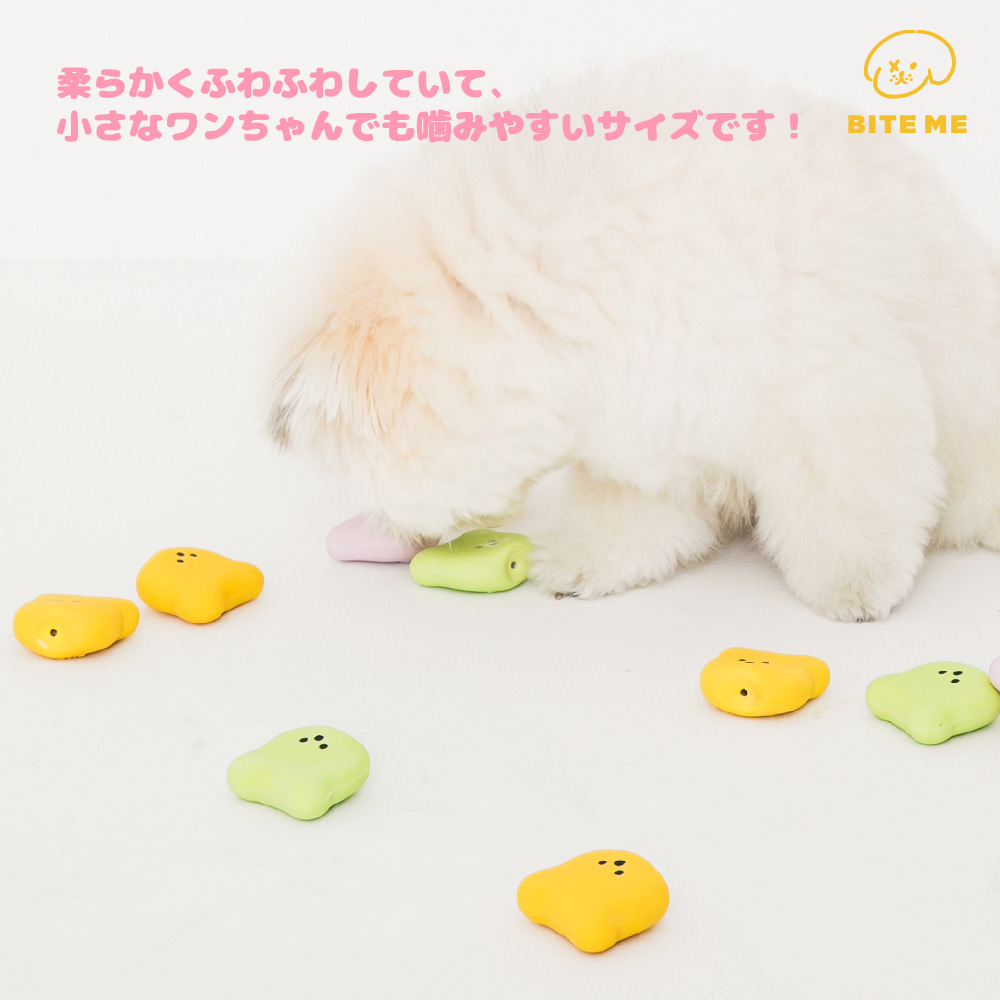 ジェリーベアラテックスおもちゃ - ビックフェイス（3個入り）