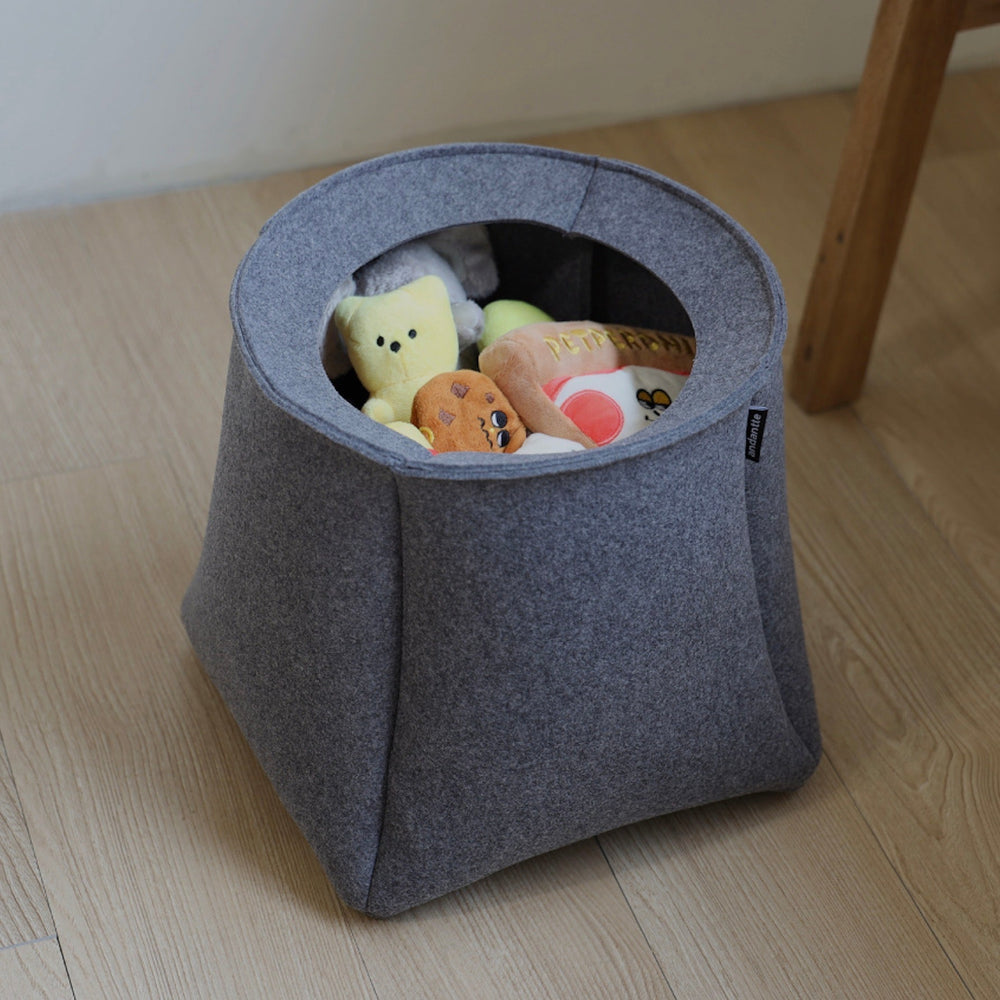 ※予約販売【andantte】Toy Basket 300 カラー: Dark gray