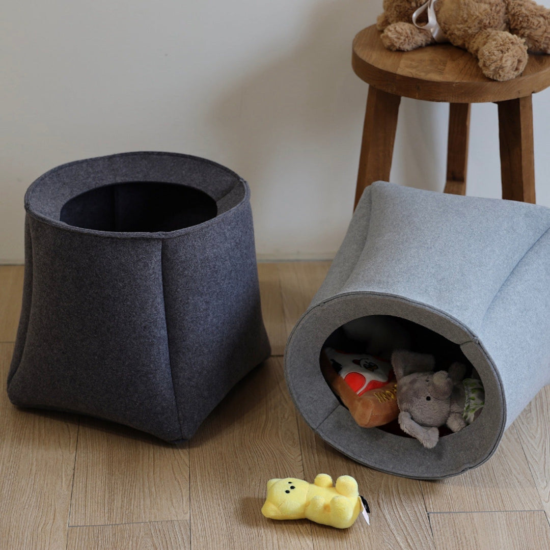 ※予約販売【andantte】Toy Basket 300 カラー: Dark gray