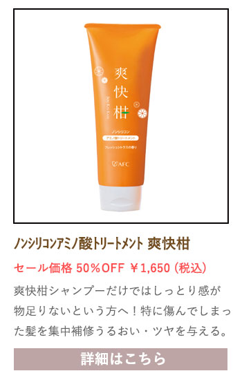 【セール対象商品】ノンシリコンアミノ酸トリートメント爽快柑 240g