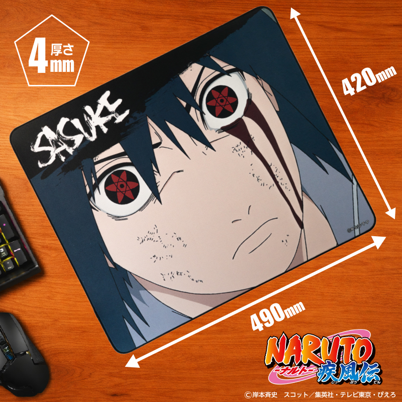 NARUTO-ナルト- 疾風伝 ゲーミングマウスパッド【SASUKE】