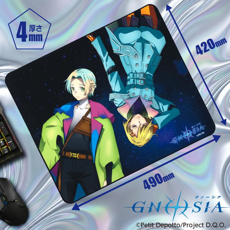 アニメ GNOSIA グノーシア ゲーミングマウスパッド【ユーリ／セツ】