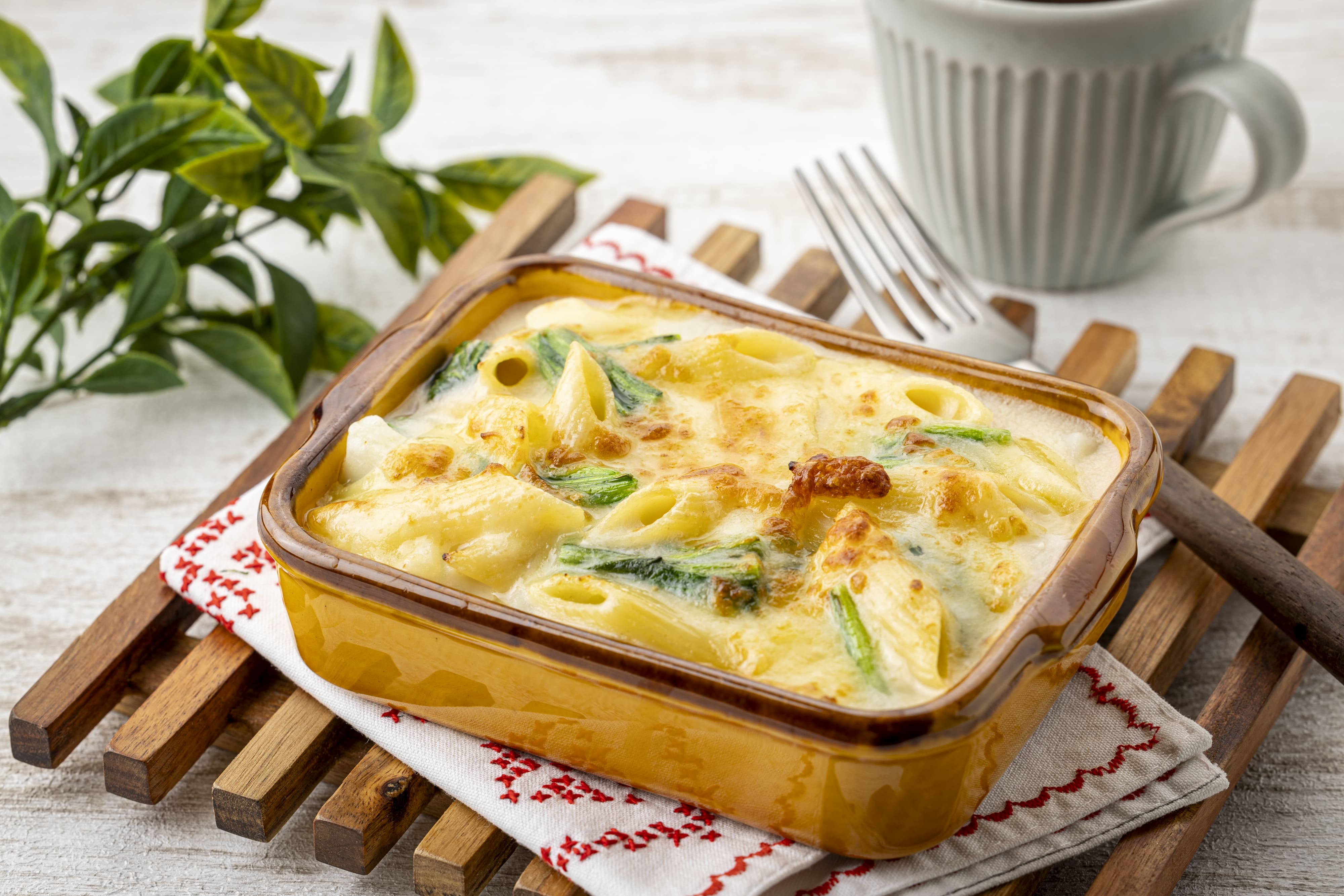 ×じゃがいもほうれん草グラタン
