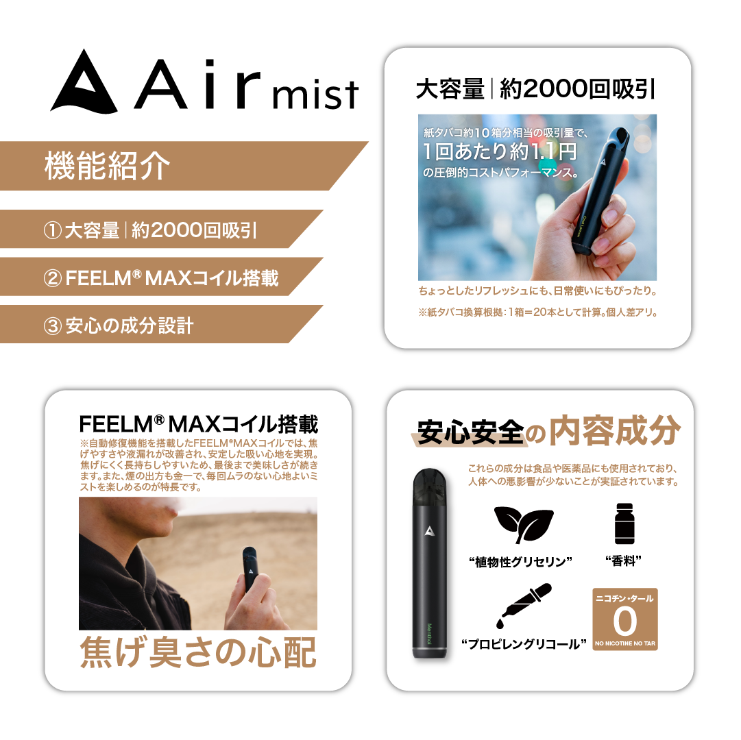 Air mist チョコレートミント