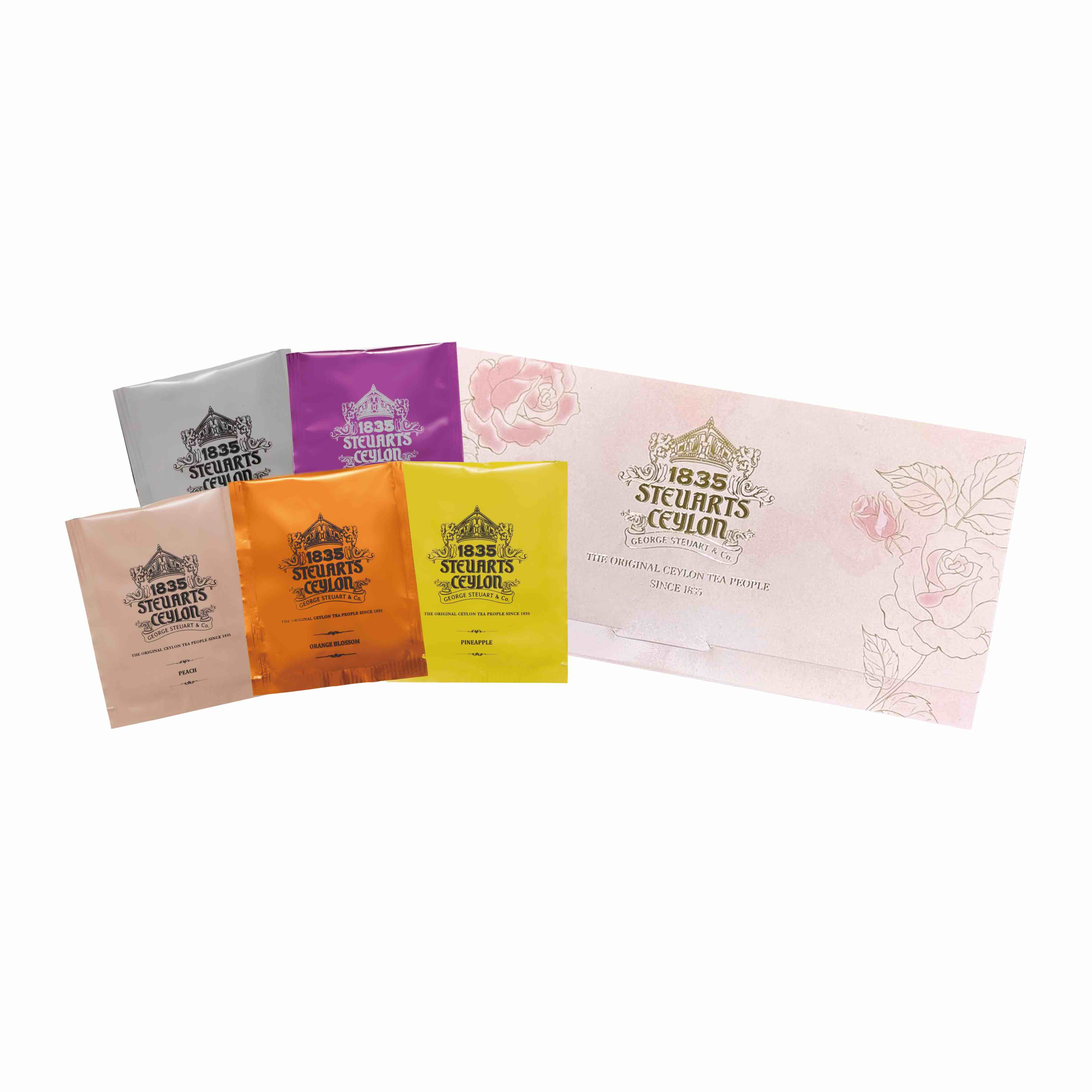 【大口ご注文】ローズピンクの封筒型紅茶アソート10個