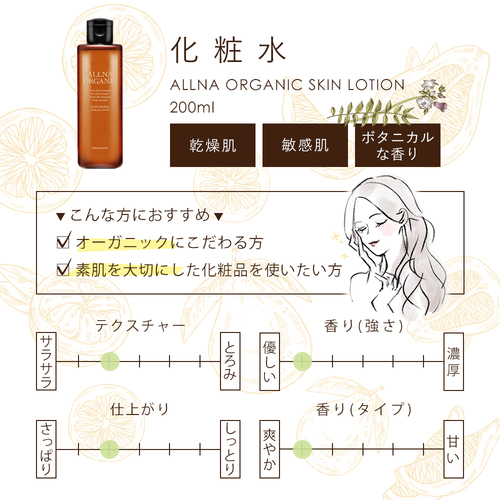 【送料無料】オルナオーガニック 化粧水 乳液 美容液セット allna organic 無添加 乾燥肌 敏感肌 保湿 スキンケア Tポイント消化 期間限定半額！7,980円→3,990円！11⁄10 21:00 ~ 11⁄11