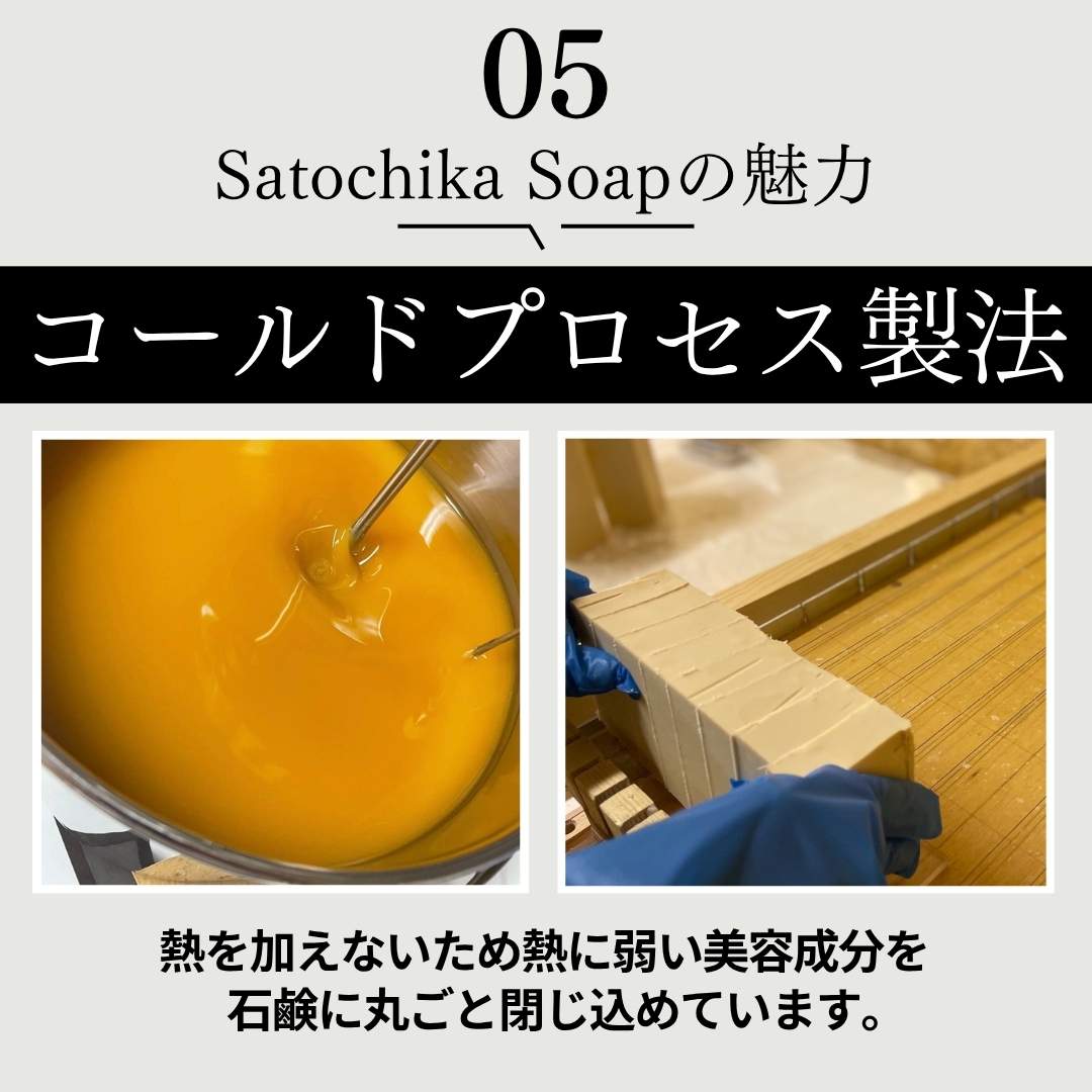 Satochika Soap 「大豆」　史上最高の洗顔体験　1100円お試しセット！！楽天1番人気の泡立てネットとセット！送料無料