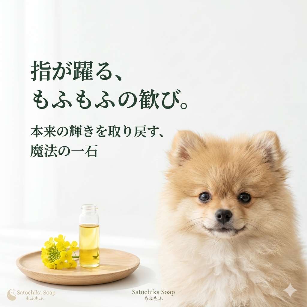 もふもふ 完全無添加ペット用SOAP Satochikaクオリティーコールドプロセス製法