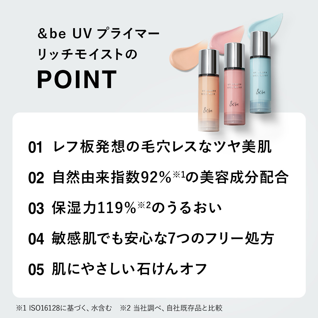 【定期購入】＆be UVプライマーリッチモイスト