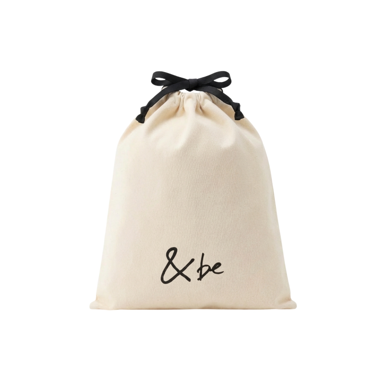 【セルフラッピング専用】＆be コットン巾着ギフトバッグ
