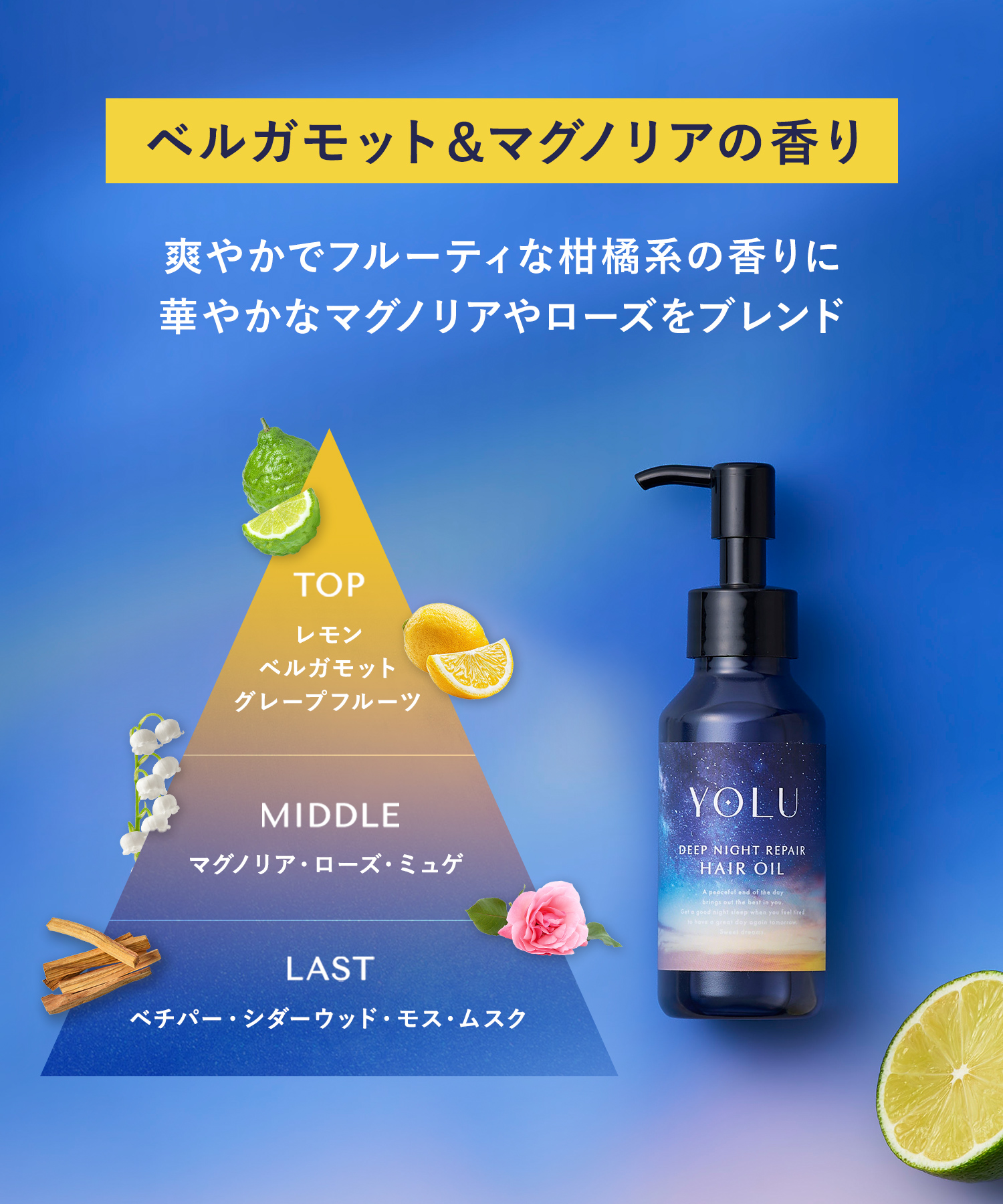YOLU ヨルナイトリペアヘアオイル