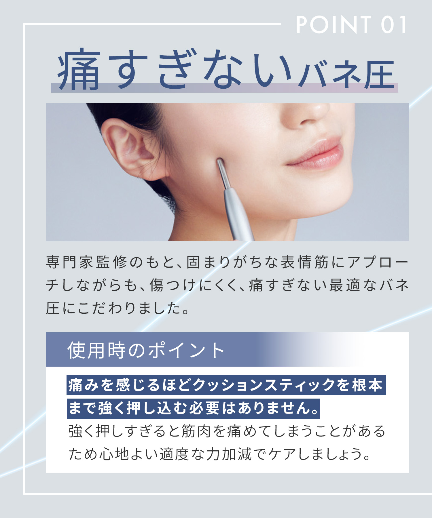 SALONIA サロニア フェイスカレントポインター | I-ne公式オンライン