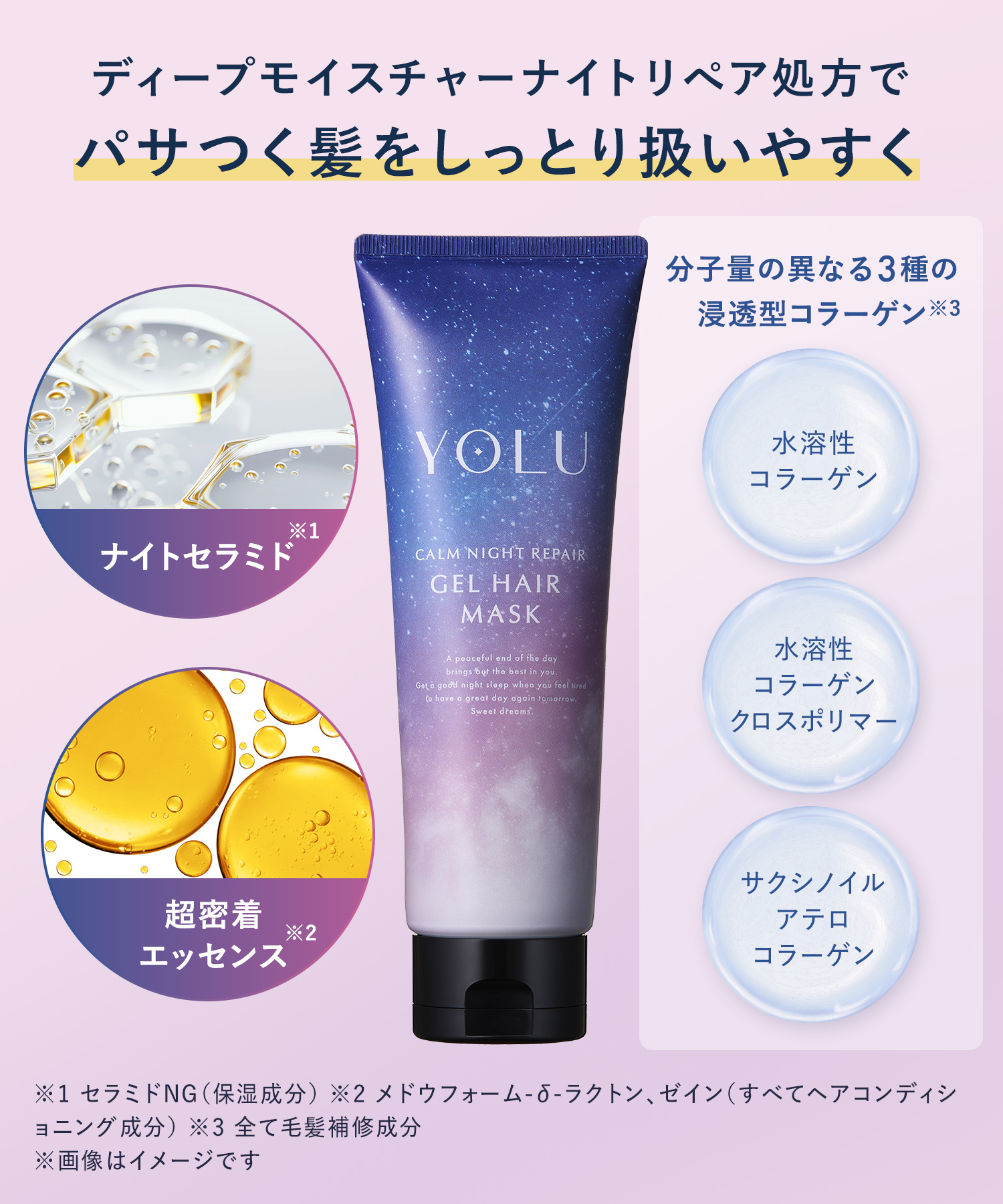YOLU ヨル ナイトリペアヘアマスク