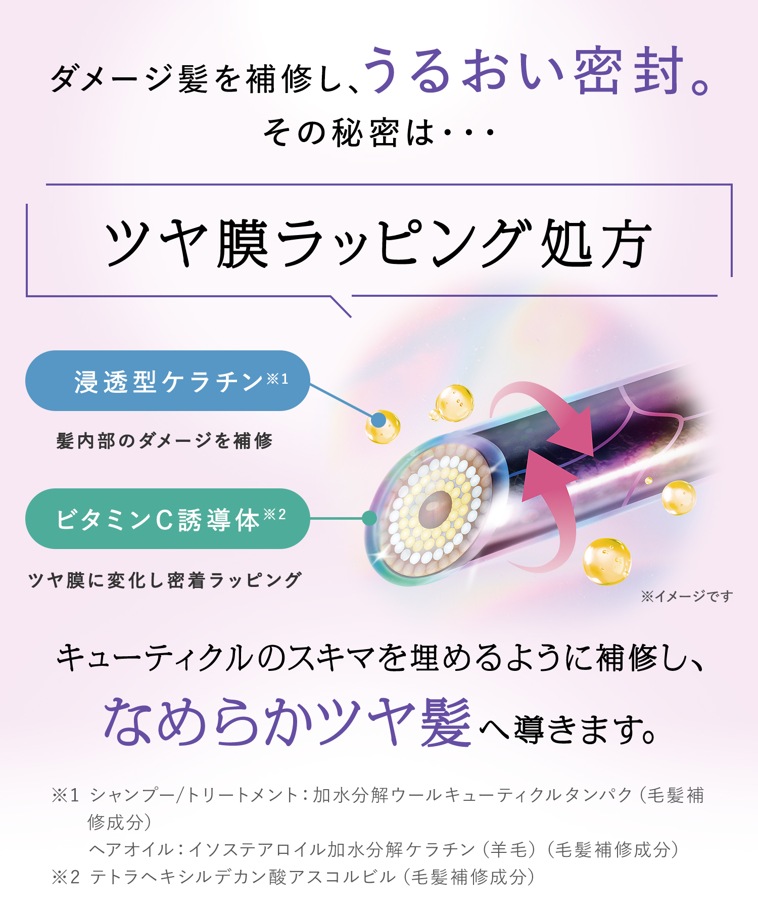 Qurap キュラップ ラッピングモイストシャンプー・トリートメント 詰替