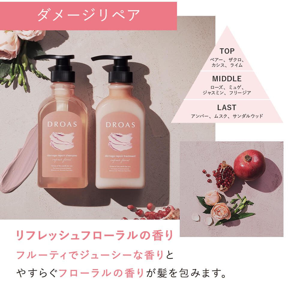 DROAS ドロアス シャンプー・トリートメントセット【詰替】