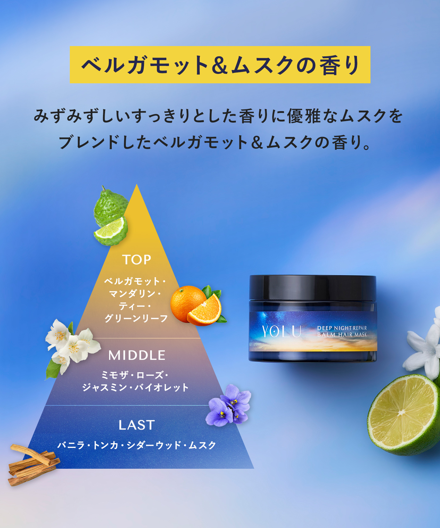 YOLU ヨル ナイトリペアヘアマスク