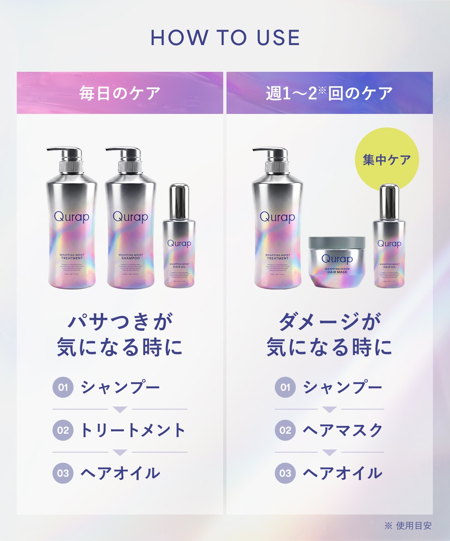 【送料無料】Qurap(キュラップ）ラッピングモイストヘアオイルRN