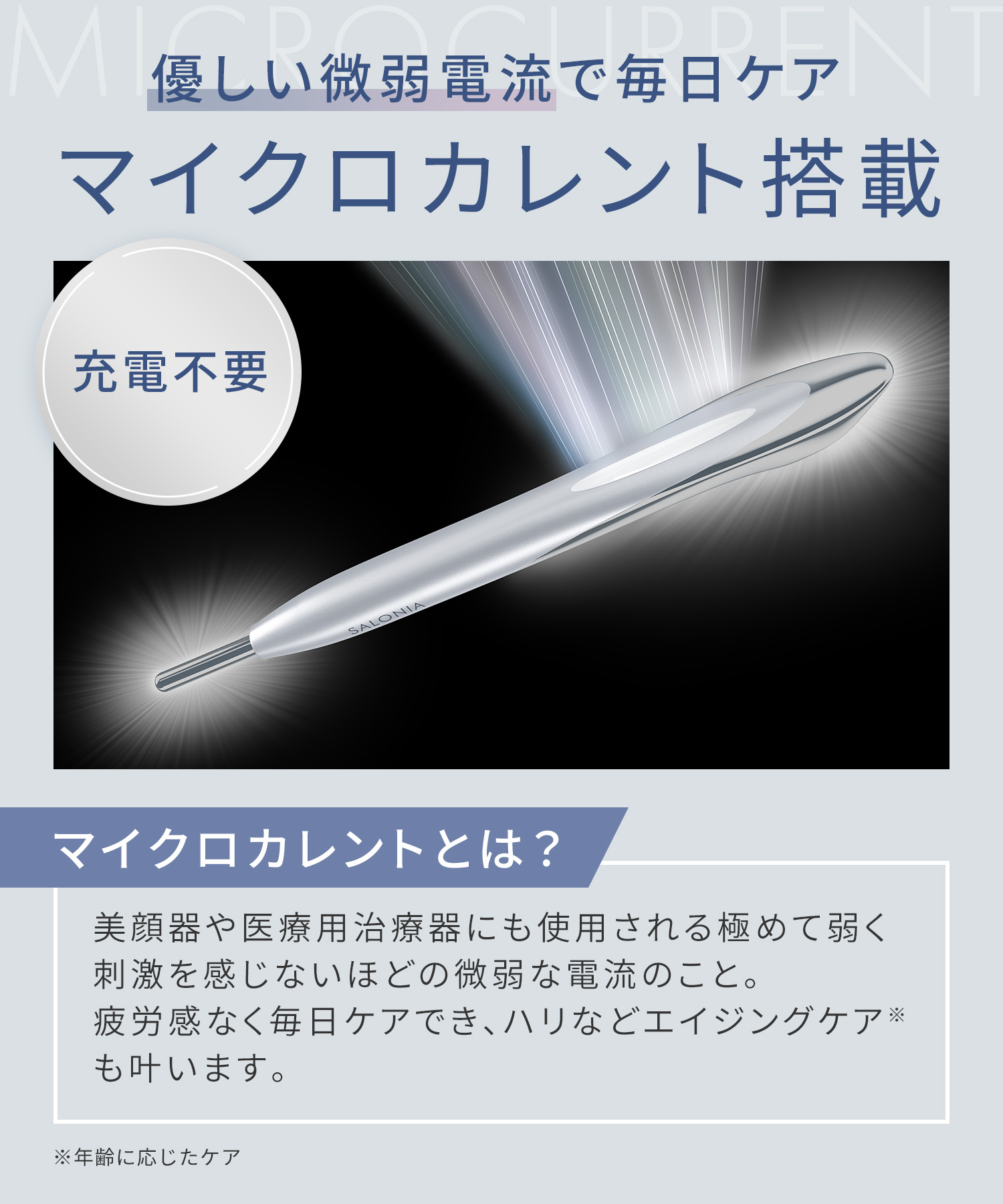 25%OFF_AD_sl_epc】SALONIA サロニア フェイスカレントポインター | I