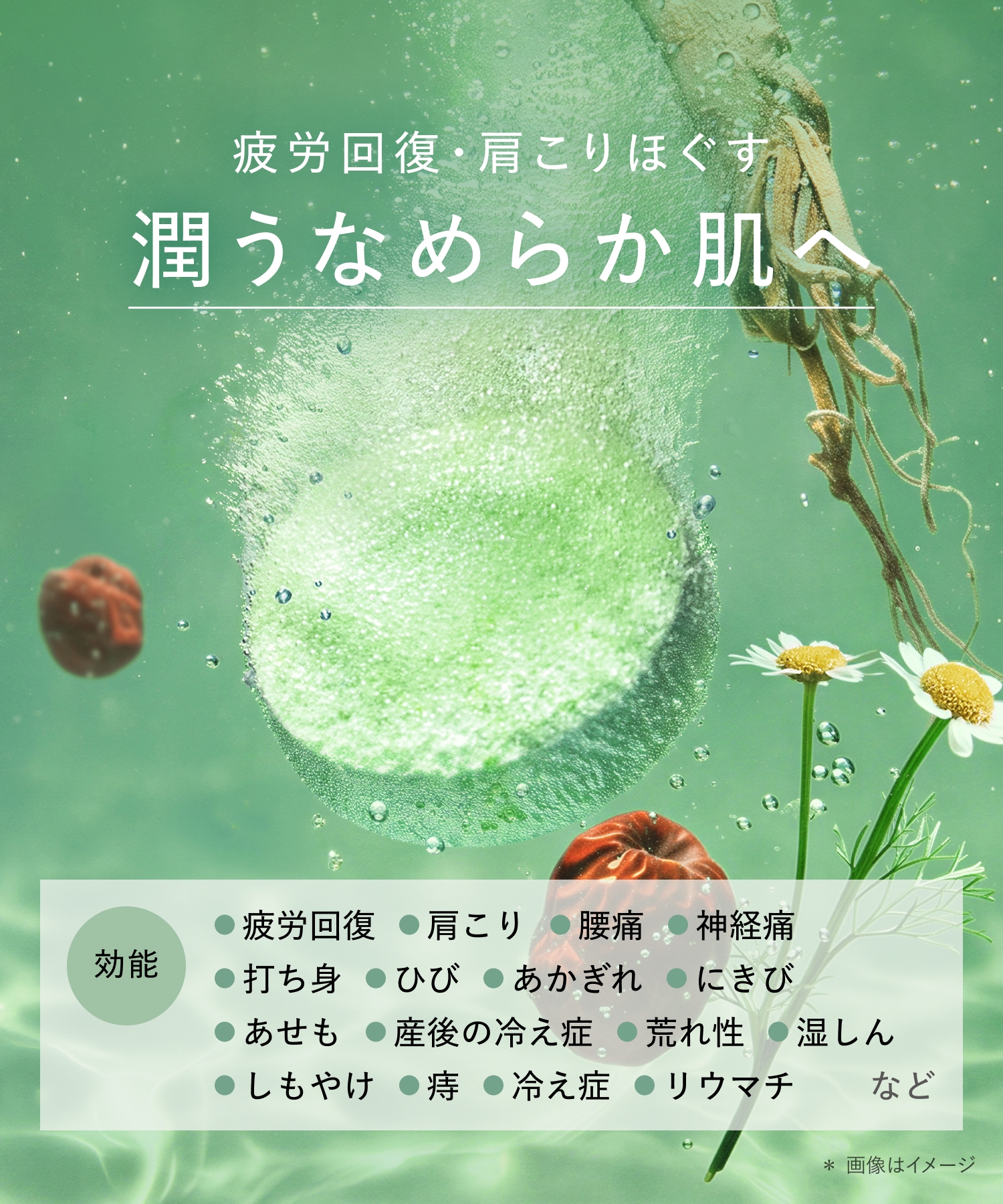 BOTANIST ボタニスト ボタニカルバスタブレット 6錠入り