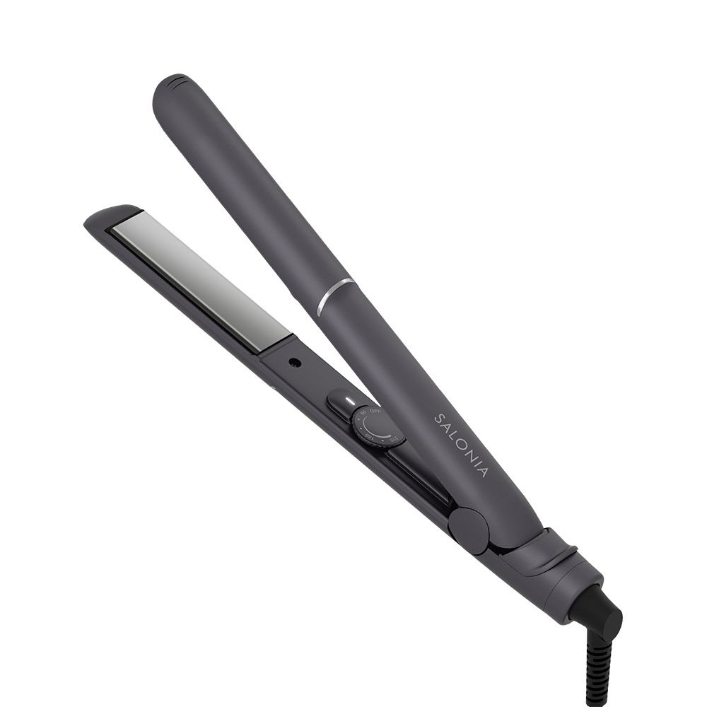 SALONIA サロニア グロッシーケアストレートヘアアイロン 