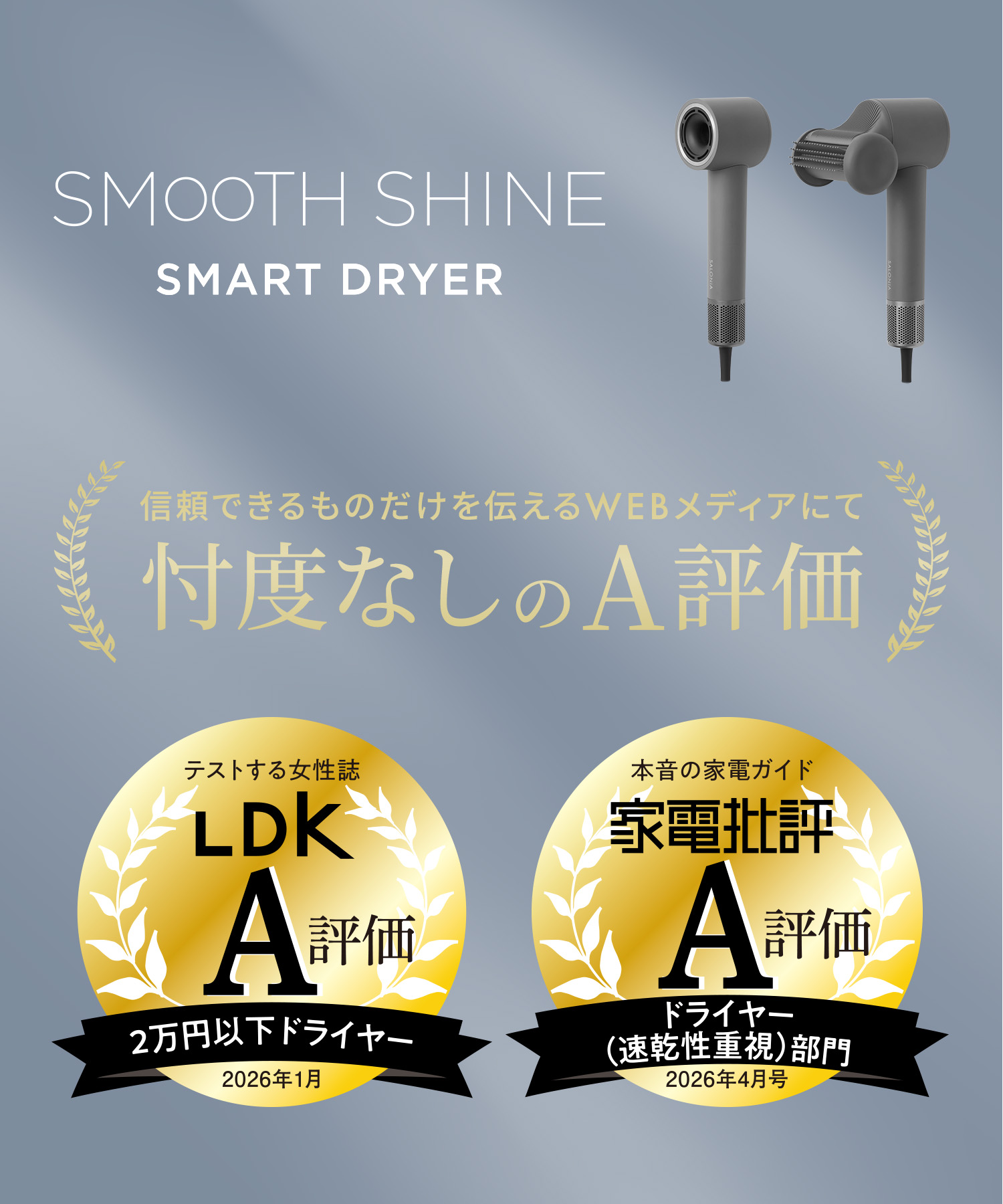 SALONIA サロニア スムースシャインスマートドライヤー