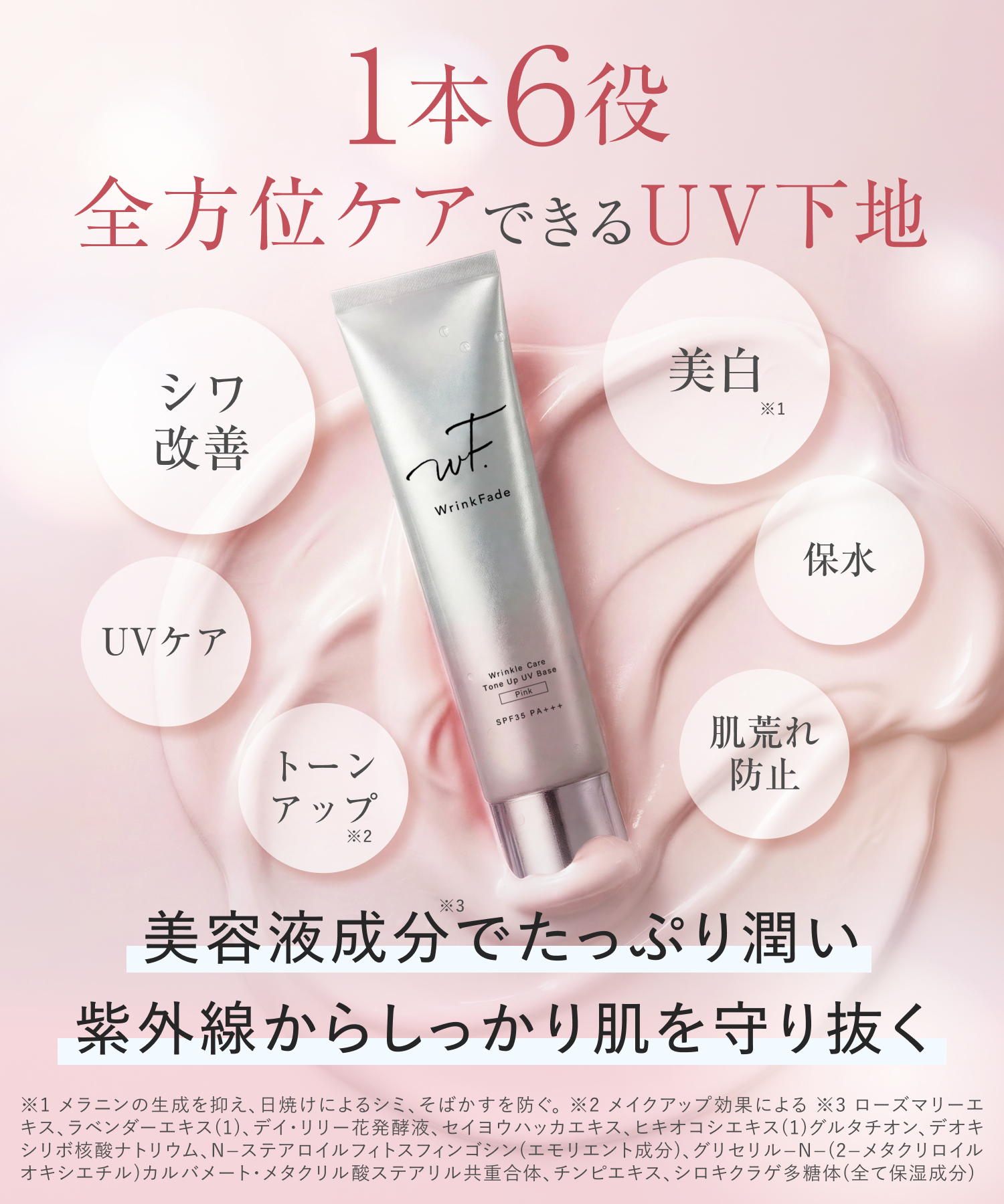 WrinkFade リンクフェード 薬用リンクルケアトーンアップUVベース