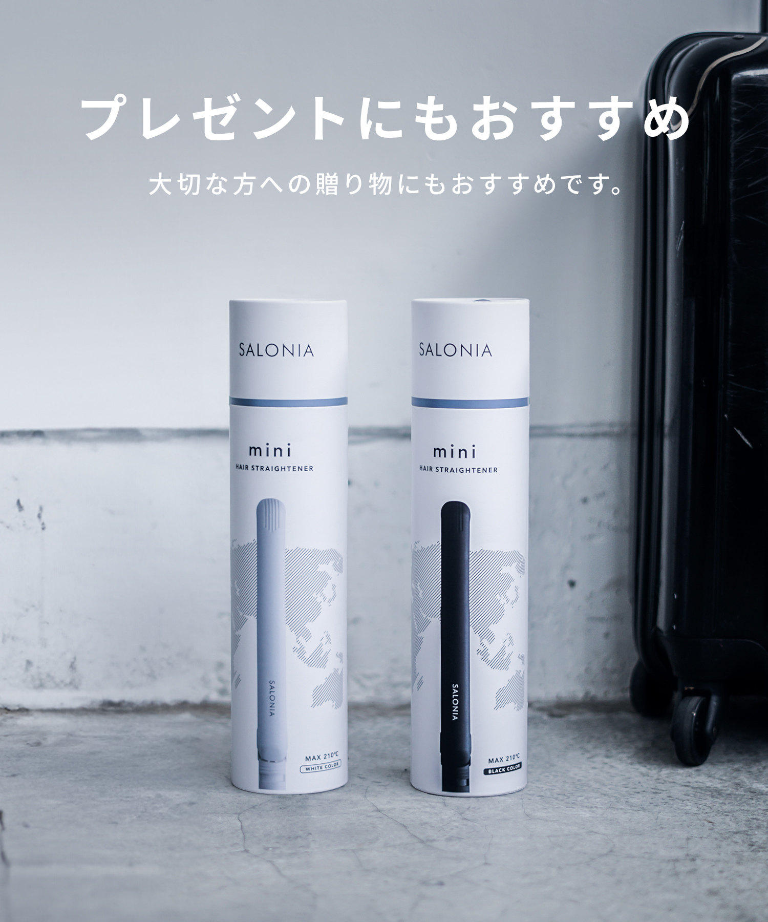 SALONIA サロニア ミニストレートヘアアイロン