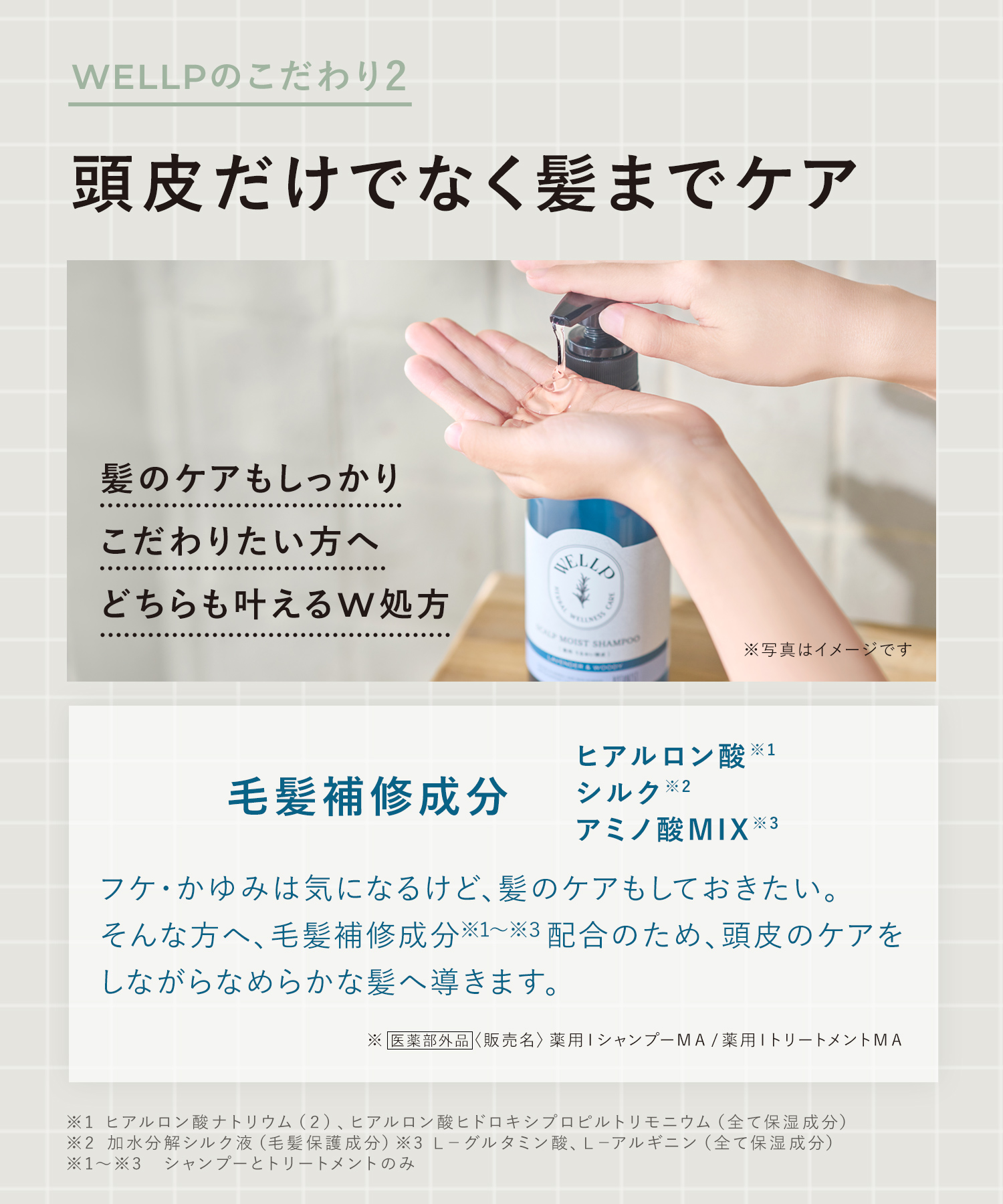 WELLP ウェルプ 薬用スカルプケアシャンプー/トリートメント【詰替】[医薬部外品]