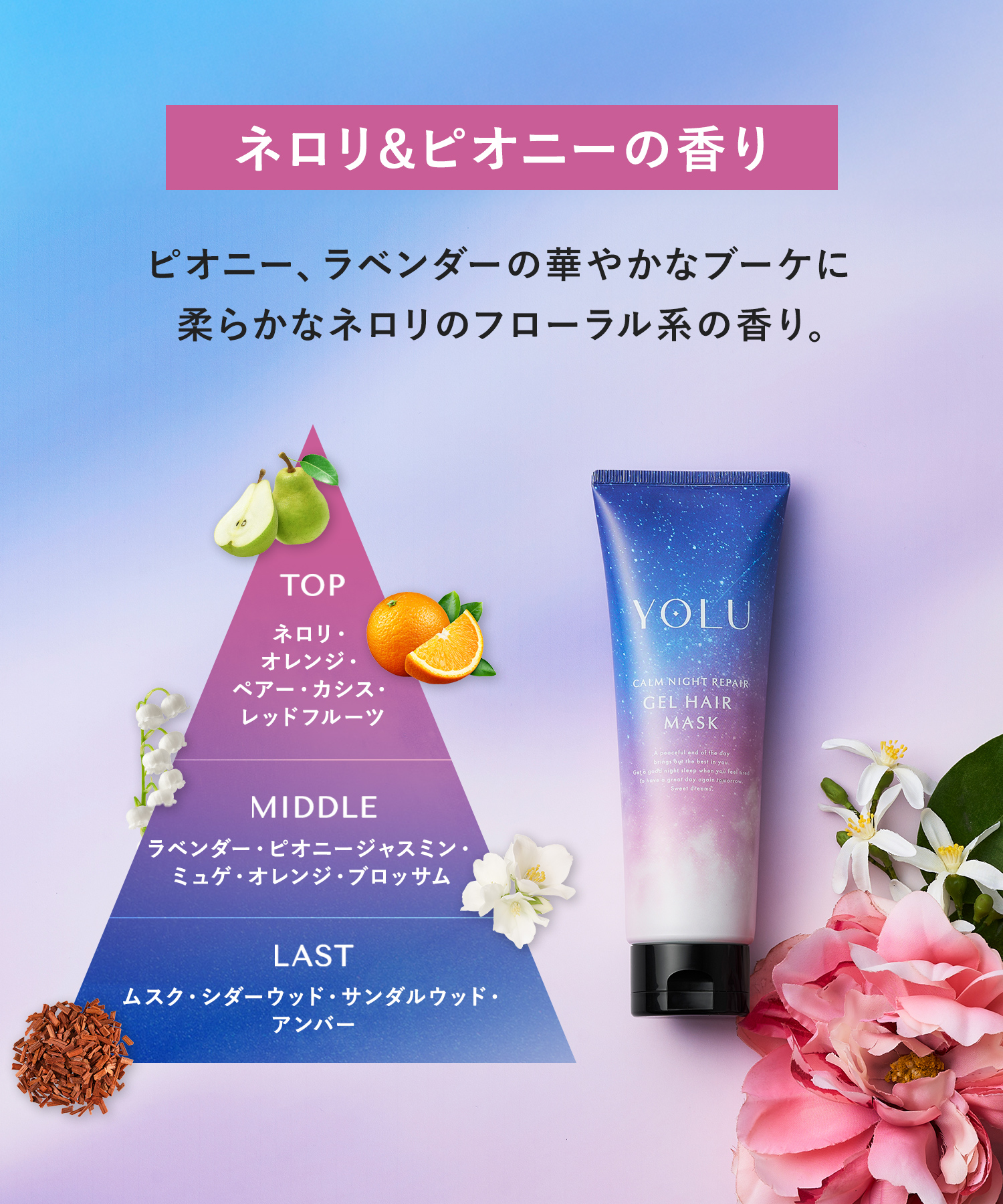 YOLU ヨル ナイトリペアヘアマスク