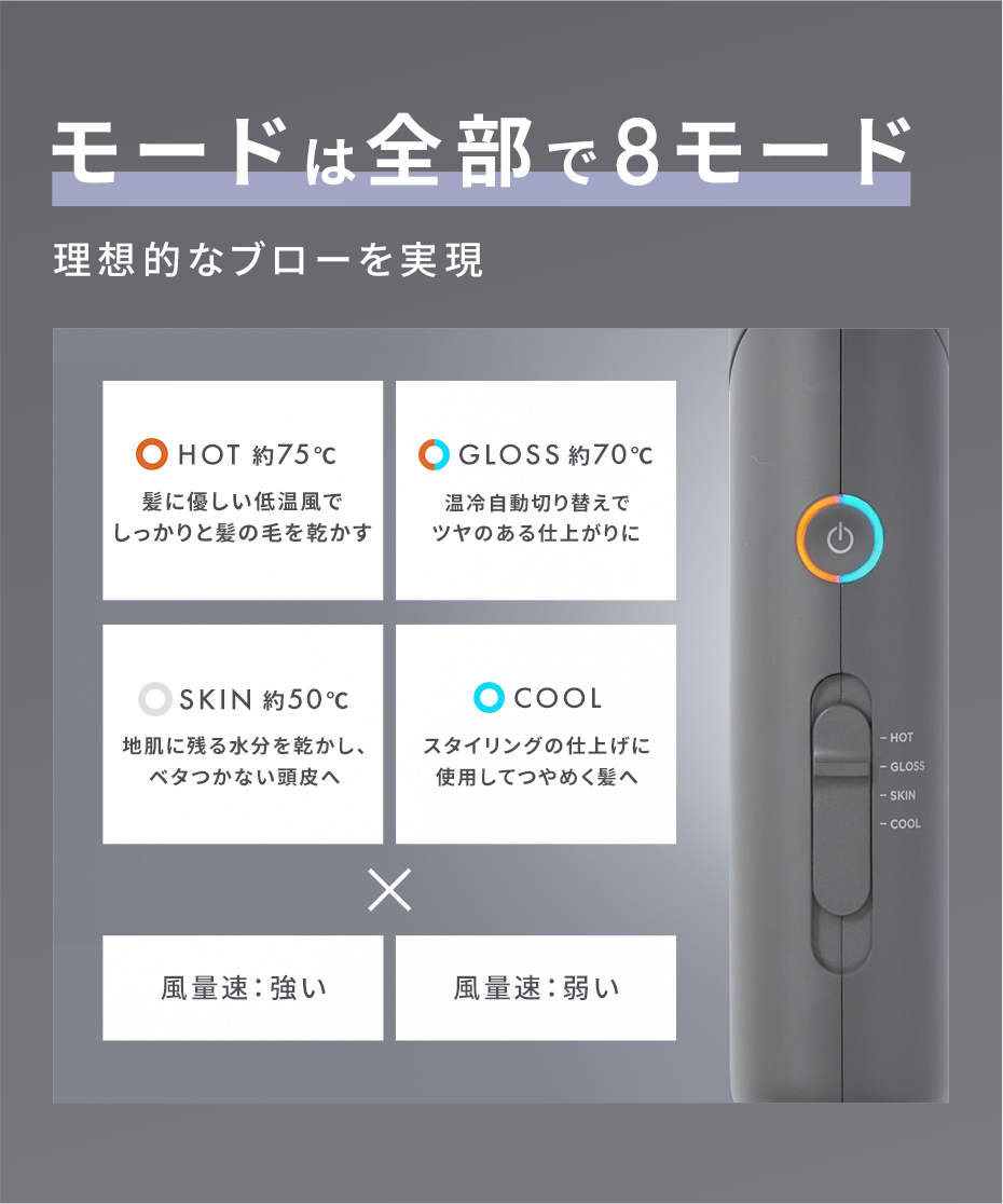 SALONIA サロニア スムースシャインドライヤー