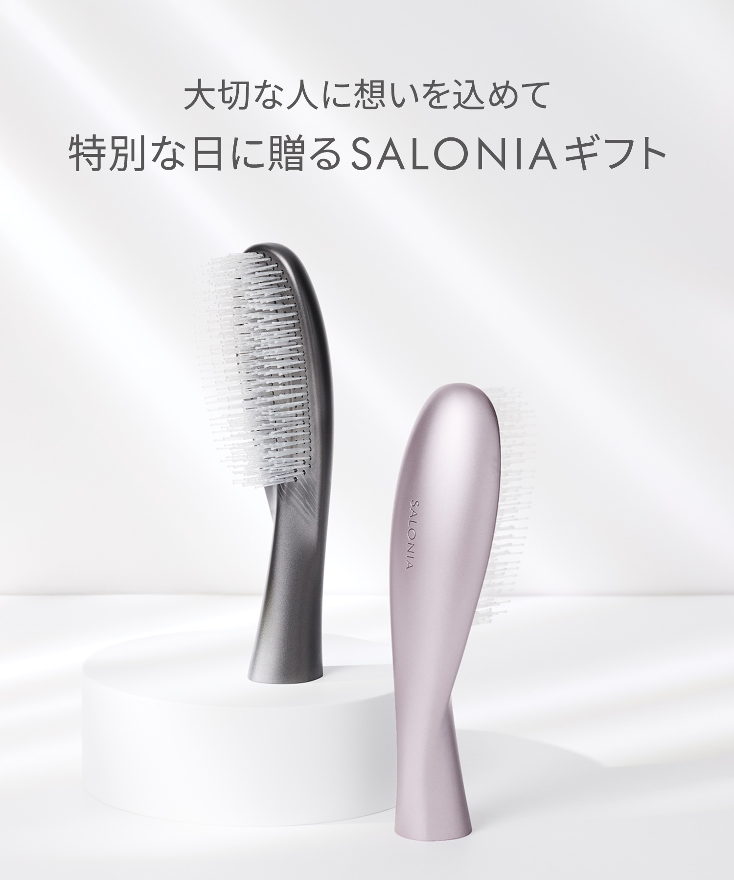 送料無料】SALONIA（サロニア）スムースシャインマルチケアブラシ