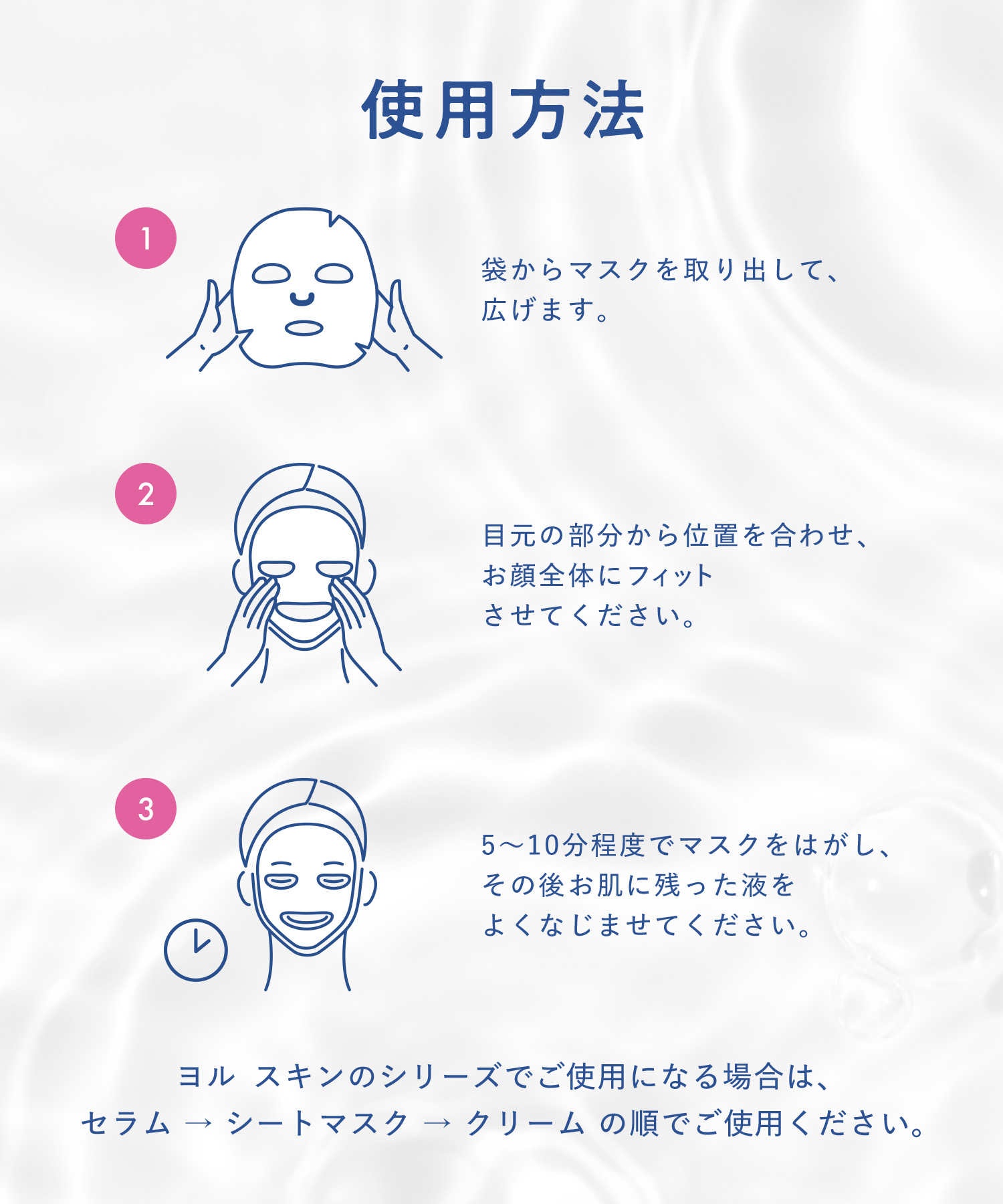 YOLU ヨル スキン オーバーナイト ハイドラシートマスク
