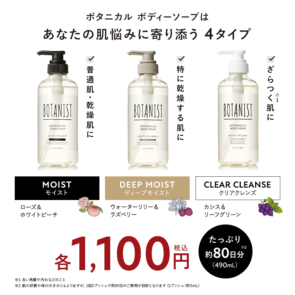 BOTANIST ボタニスト ボタニカルボディーソープ